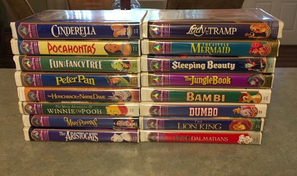 Disney Masterpiece Collection Vhs List