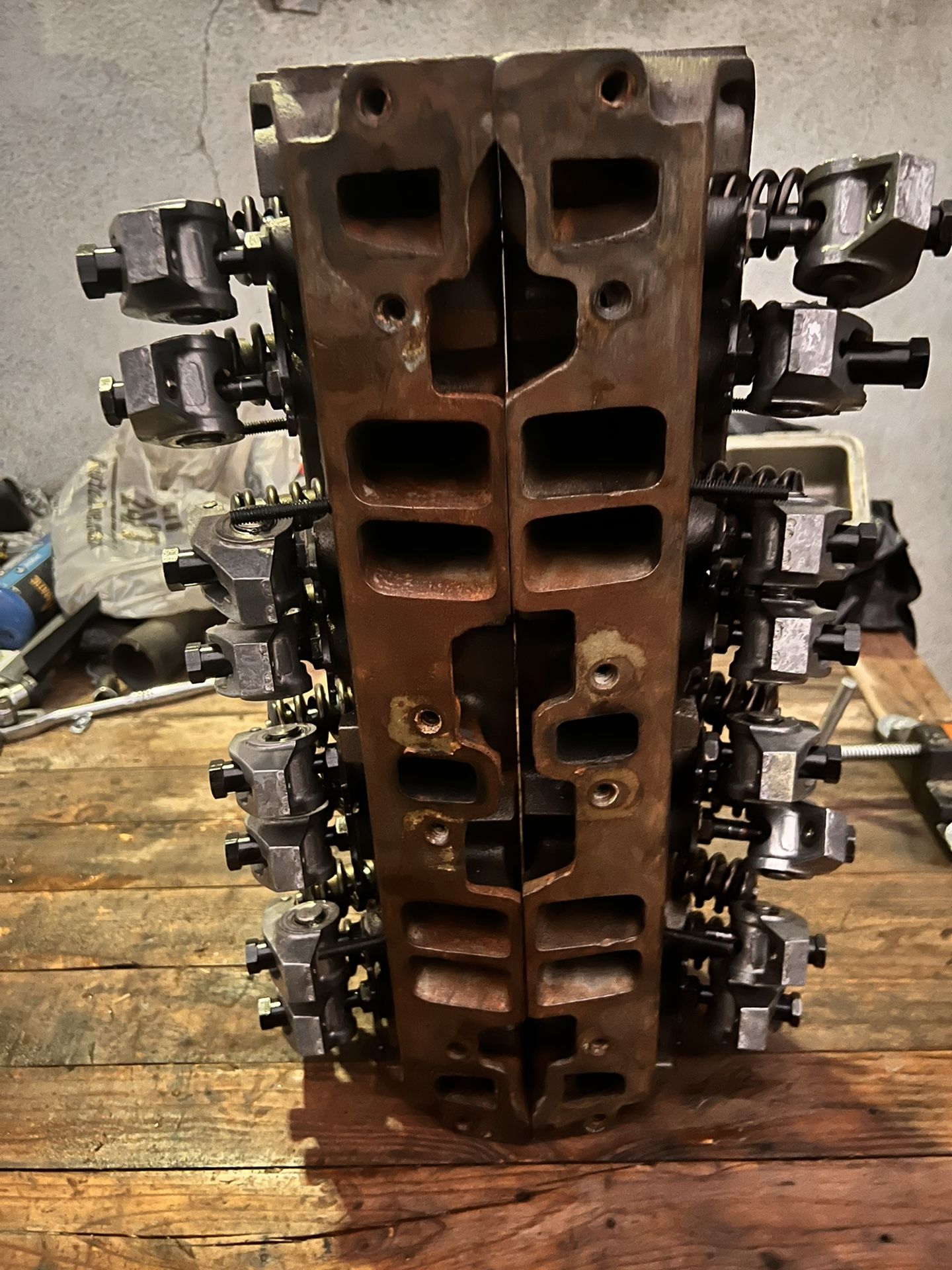 Sbc Small Block Chevy Camel Hump Heads Contact Info Removed For