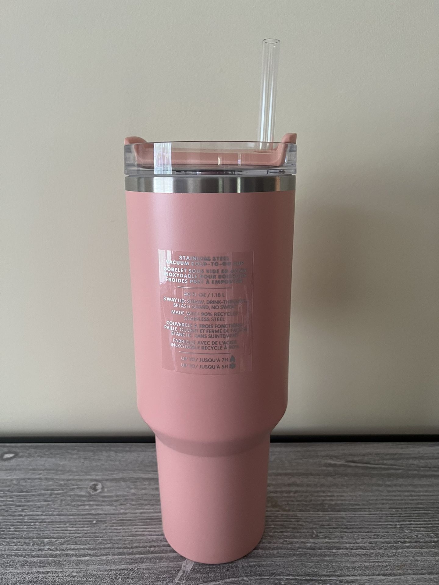 Stanley Starbucks Peach Pink 40oz Tumbler For Sale In Leland NC