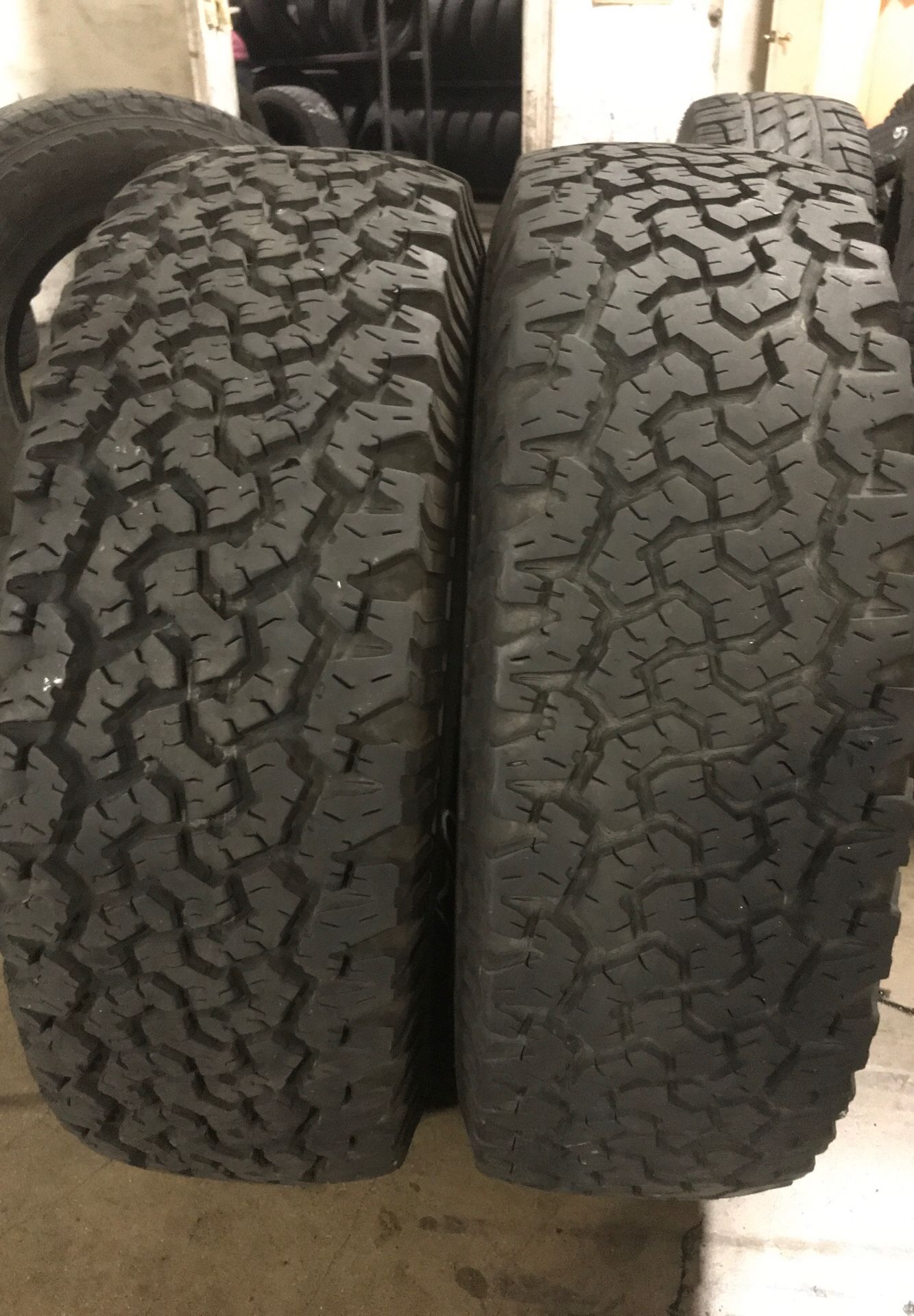 Pair Of Used Tires Bf Goodrich For Sale In San Bernardino Ca