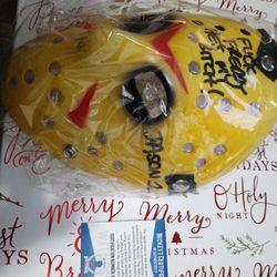 Jason Voorhees Mask Autographed With Proof