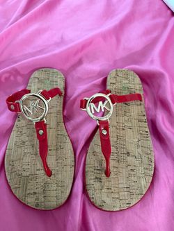 red sandals