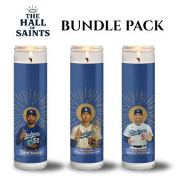 Dodgers Candles Bundle of 3
