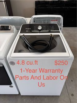 Washer Whirlpool 2 in 1 Removable Agitator
