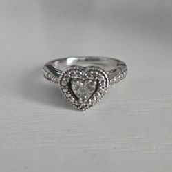 Silver Heart Ring