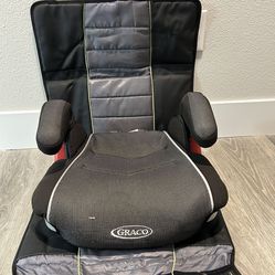 Booster Seat With Car Seat Protecter
