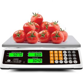 Bromech 88lb/40kg Price Computing Scale - Commercial Food Scale with LCD Display