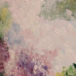 Le Printemps ( Spring time)  Acrylic, textured