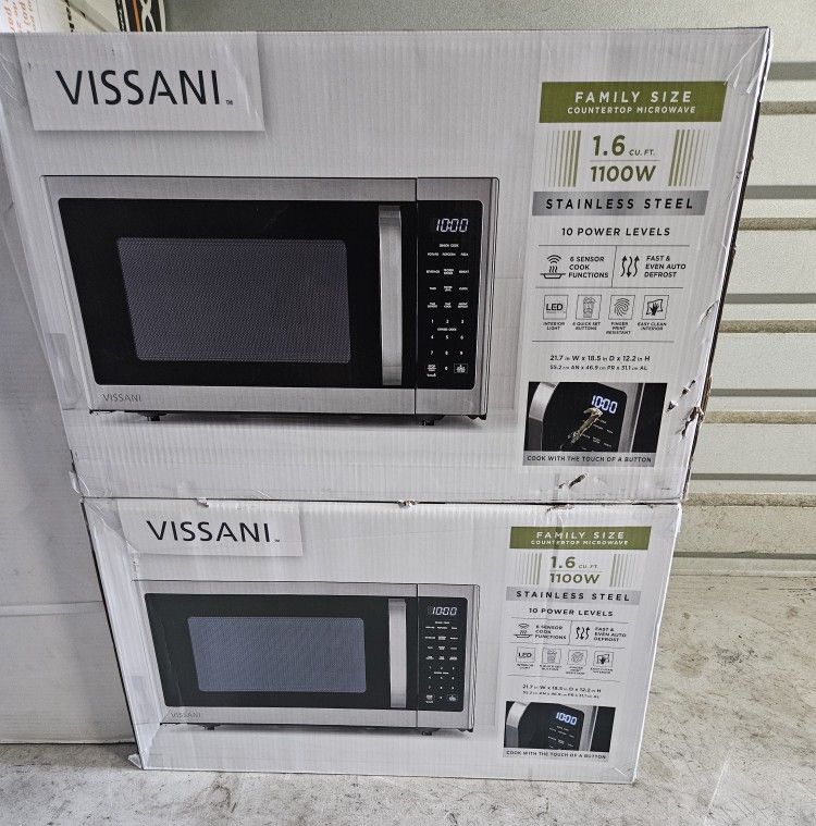 Vissani Microwave New Never Opened $100 Each