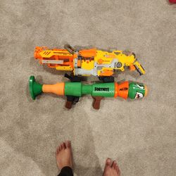 Nerf Vulcan EBF-25 And Fortnite Rocket Launcher