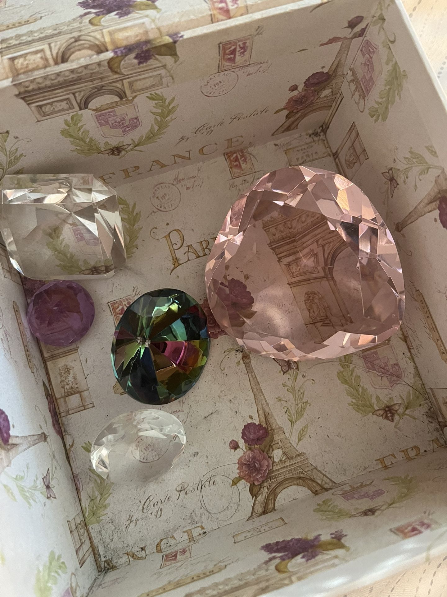 Glass Gem Paperweights