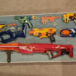 Nerf Guns and Ammo - $50