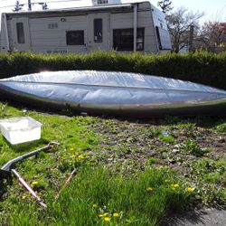 17 Ft Gruman Canoe In Good Condition 400 OBO Paddles Included