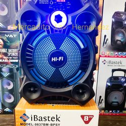 Portable Bluetooth Speaker 🔋 8" Woofer - Gran Precio ❗️Nuevas en Caja 
