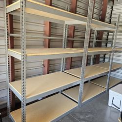 48 in W x 24 in D Steel Warehouse Storage Shelving Racks Similar To Uline Delivery Available