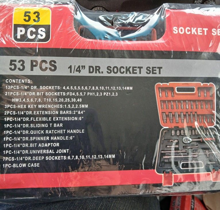 New In Case Metric 46 Piece Quarter Inch Drive Tool Set 15 Firm