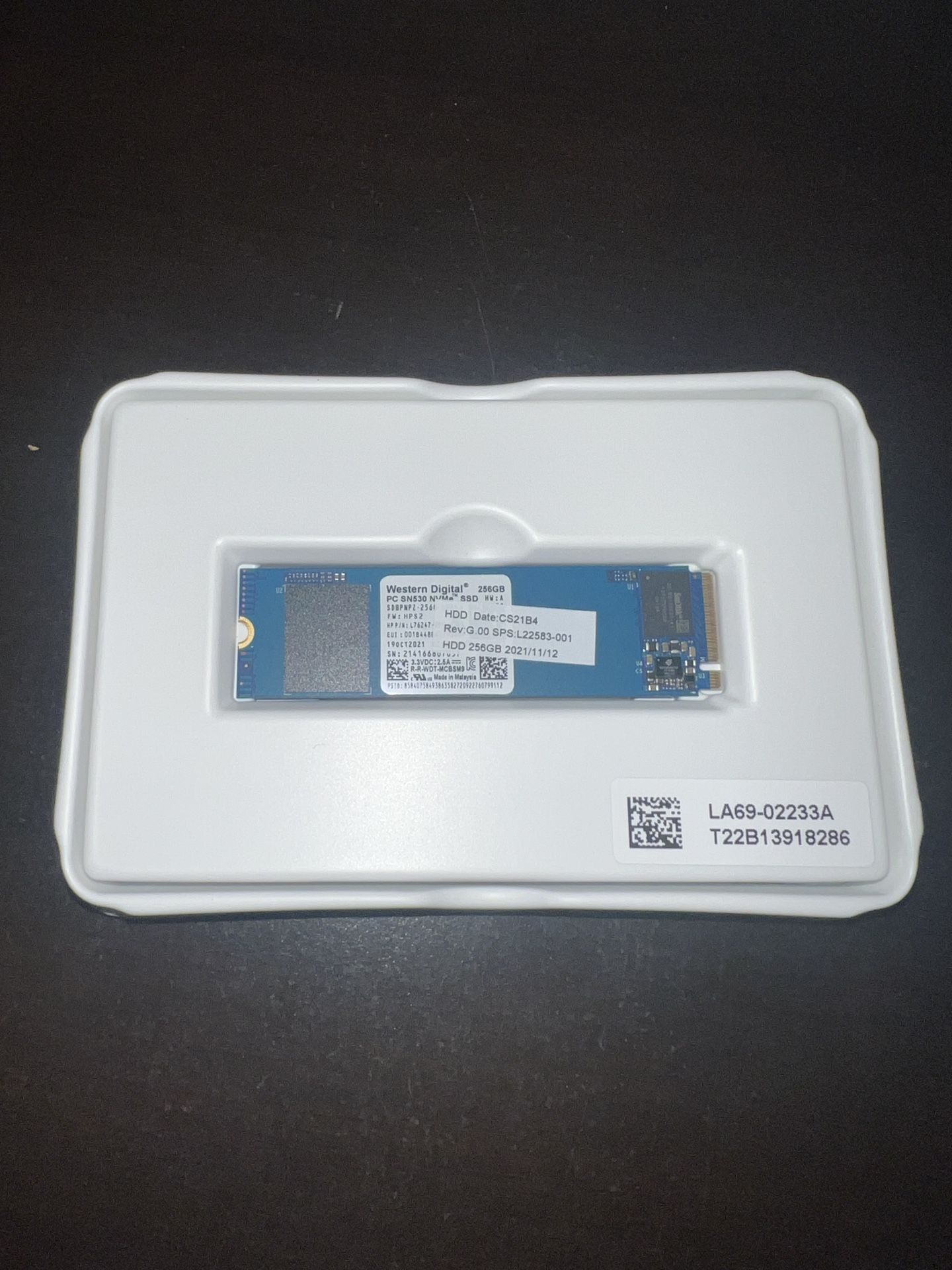 Western Digital PC SN530 256gb NVMe M.2 Internal SSD