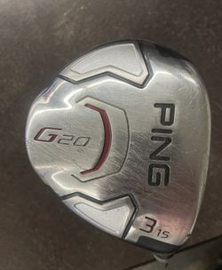 Ping G20 3 Wood 15° – Regular Flex TFC 169F Shaft 43” Club Length