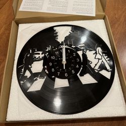 The Beatles Vinyl Record Wall Clock 