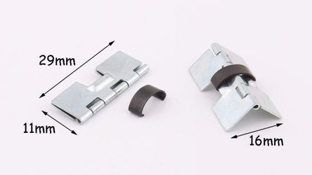 Small Metal Hinges with Rubber Insert