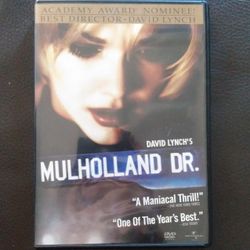 David Lynch's Mulholland Drive DVD 
