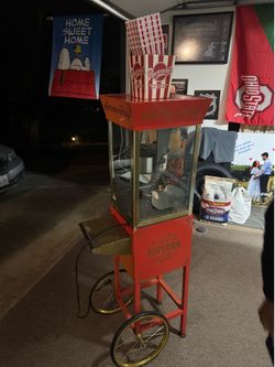 Vintage bar popcorn machine
