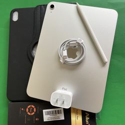 256gb Apple IPad 10th Generation (10.9” Liquid / 2022 model) with pen, keyboard, case & Accessories (warranty 2026) 