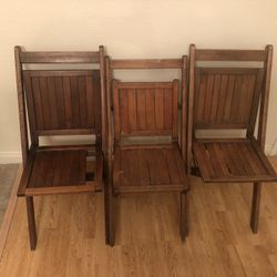 Antique Wood chairs