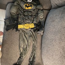 Batman Costume Size 5/6 Toddlers