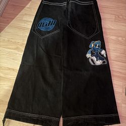A.LAB Mega Rave Black Jeans