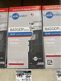 Garbage disposal badger 500
