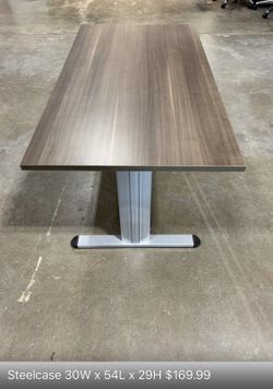 Steelcase Table 30Wx54Lx29H $169.99
