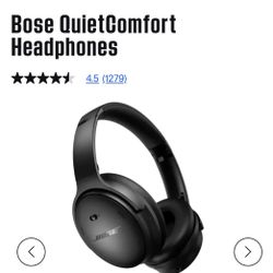Bose Quietcomfort headphones 