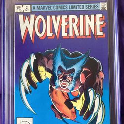 WOLVERINE Limited Series #2 1st YUKIO 1982 X-Men Marvel Comics CGC 9.8
