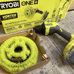 RYOBI ONE+ 18V Cordless VORTEX Power Scrubber (Tool Only)