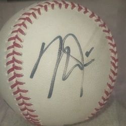 ANGAL  FANS  TROUT  SIGN  BALL!!!!!!!