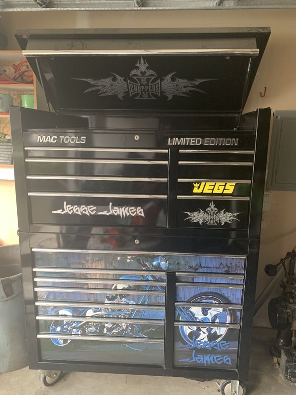 17 drawer Mac tools limited edition west coast choppers toolbox for