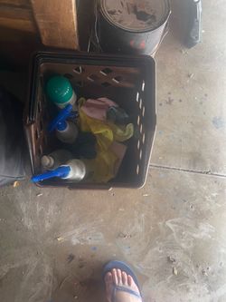 Misc cleaning tools with carry tot