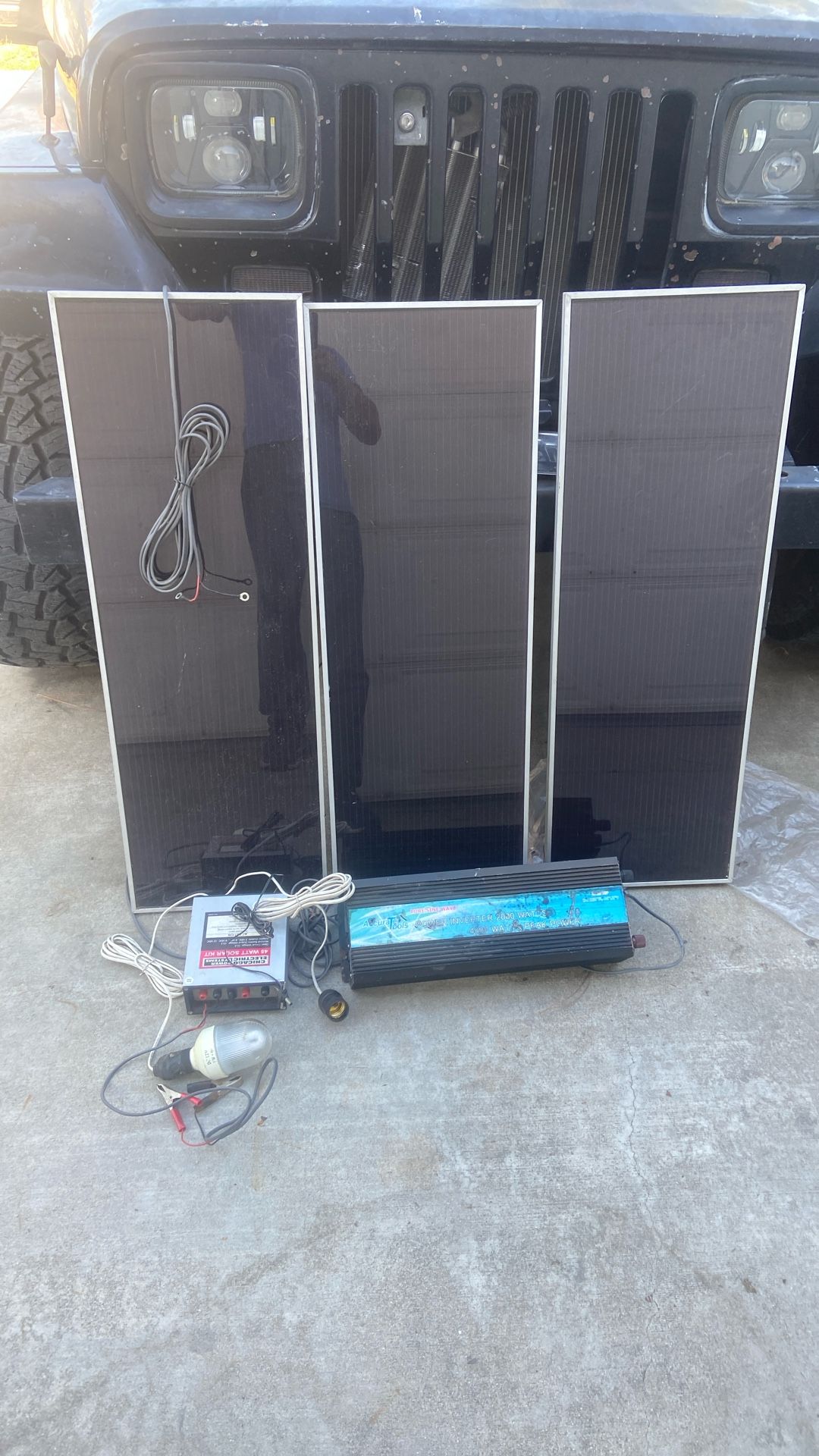 Soar Panels And Inverter And 45 Watts Lights Kit