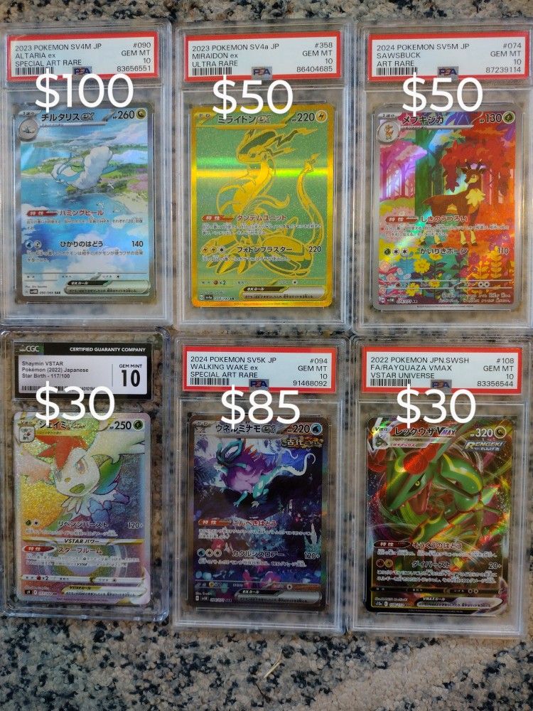Pokemon Cards PSA & CGC