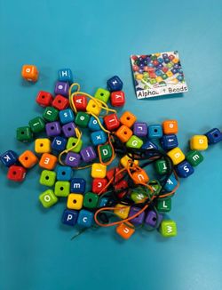 Alphabet Letter Abc Beads-classroom, Learning, Reading, Craft, hobby