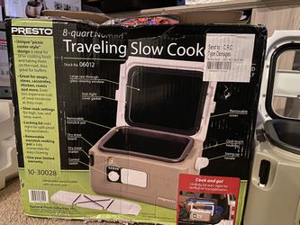 Presto 8-quart Nomad Traveling Slow Cook for Sale in Palmdale, CA