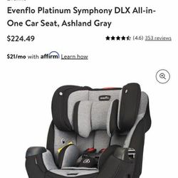 Evenflo Car Seat, All-In-One Convertible, Symphony DLX

