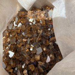 Fireplace Glass Three Colors: Brown, Black, Clear 