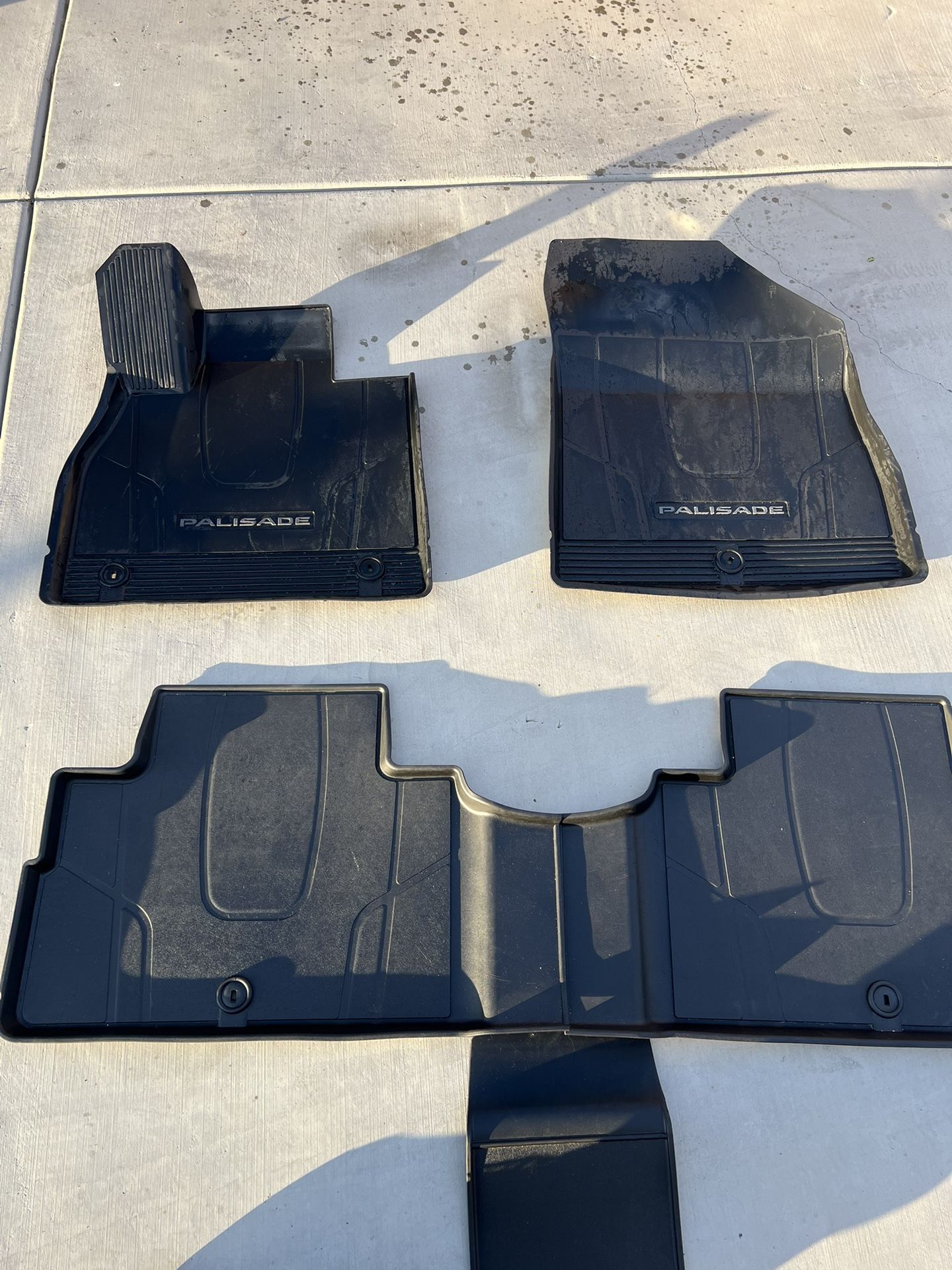 2020-2025 Hyundai Palisade All Weather Floor Mats