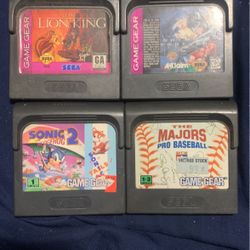 Sega Game Gear Games 