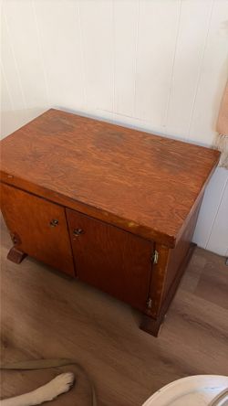 Wooden cabinet used