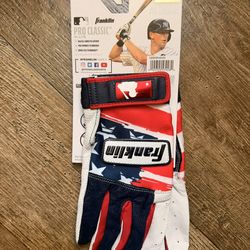 New Pair of Adult M Franklin Baseball Batting Gloves