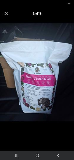 We feed raw with Dr Harvey's raw vibrance dog food