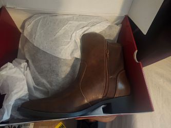 Renna Chocolate Brown Ankle Boots Size 8.5 NEW